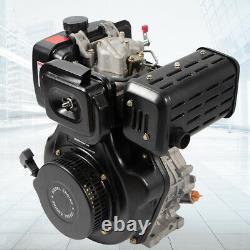 10 HP 406CC 4 Stroke Diesel Engine Single Cylinder Air Cooling Motor 1'' Shaft