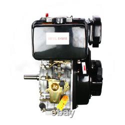 10 HP 406cc 4 Stroke Diesel Engine Single Cylinder Air Cooling Motor 1'' Shaft