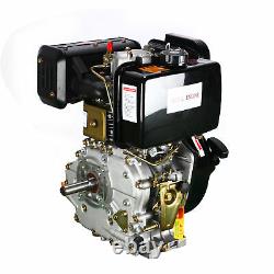 10 HP 406cc 4-stroke Diesel Engine Single Cylinder 72.2mm (2-5/6 Length) Shaft