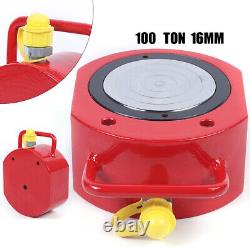 100 T Hydraulic Cylinder Ram Hollow Jack Single Acting 16mm Stroke 200cc