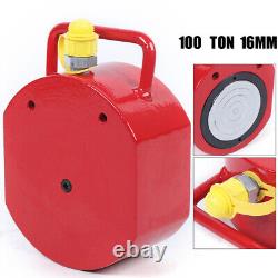 100 Tons 16mm Stroke Single Acting Hydraulic Cylinder Low Profile Flat Jack Ram