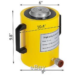 100 Tons 6 Stroke Single Acting Hydraulic Cylinder Jack Bending Durable Pulling