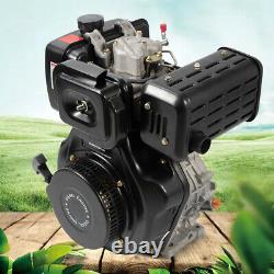 10HP 186F 4 Stroke Single Cylinder Diesel Engine 406CC Forced Air Cooling Motor