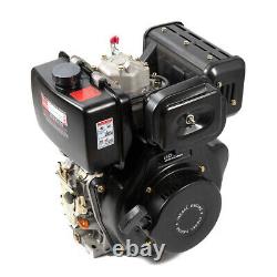 10HP 4-Stroke 406CC Diesel Motor Single Cylinder Air Cooling Recoil manual start