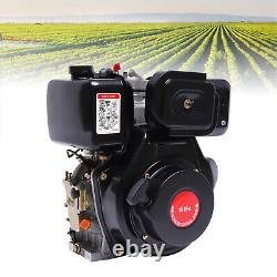10HP 4 Stroke Diesel Engine 418cc Air-Cooled Single Cylinder Machinery Durable