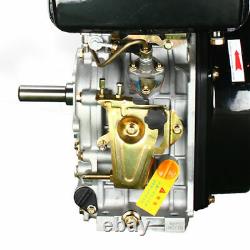 10HP 406CC Diesel Engine 4 Stroke Single Cylinder 2-5/6 Shaft Recoil Engine USA