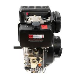 10HP 406CC Engine 4 Stroke Single Cylinder 2-5/6 Shaft Recoil Engine USA