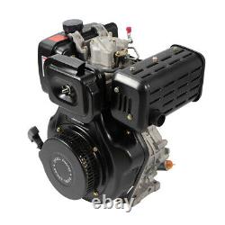 10HP 406cc 4-stroke Tiller Diesel Engine Single Cylinder Motor? 25mm Shaft