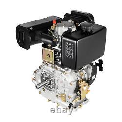 10HP 406cc 4-stroke Tiller Diesel Engine Single Cylinder Motor Air Cooling 186F