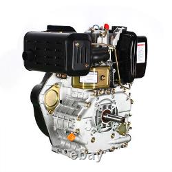 10HP 406cc 4-stroke Tiller Diesel Engine Single Cylinder Motor Air Cooling 186F