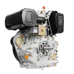 10HP 406cc 4-stroke Tiller Diesel Engine Single Cylinder Motor Air Cooling 186F