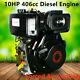 10hp 406cc Diesel Engine 4 Stroke Single Cylinder Forced Air Cooling Small Size