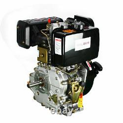 10HP 406cc Diesel Engine 4 Stroke Single Cylinder diesel engine with 72.2mm Shaft