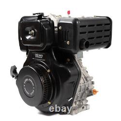 10HP 406cc Four Stroke Tiller Engine Single Cylinder Motor Air Cooling 3600 rpm