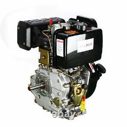 10HP 4Stroke Diesel Engine Single Cylinder 6.3KW Air Cooling 72.2mm Shaft 406CC