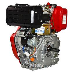 10HP Diesel Engine 4 Stroke Air-cool Recoil Electric Start Single Cylinder 411CC