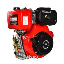 10HP Diesel Engine 411CC 4 Stroke Single Cylinder Air-cooled 3600 rpm Upgraded