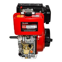 10HP Diesel Engine 411CC 4 Stroke Single Cylinder Air-cooled 3600 rpm Upgraded