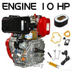 10HP Diesel Engine 411cc 4 Stroke Single Cylinder 72.2mm Shaft Length 3600rpm US