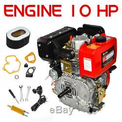 10HP Diesel Engine 411cc Vertical 4 Stroke Single Cylinder 2 -5/6 Shaft Length