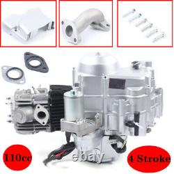 110CC 90CC 4 Stroke Single Cylinder Electric Start Engine Motor Fit ATV GO Kart