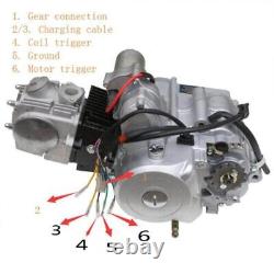 125cc Semi-Auto Electric Start Engine 4-Stroke Single Cylinder for ATV Quad