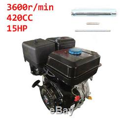 15HP 4Stroke Gas Engine OHV Single Cylinder Forced Air Cooling Motor Recoil Pull