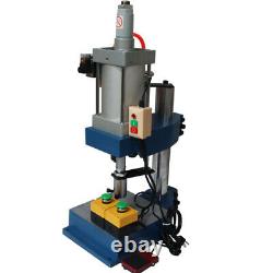 1760lb Pneumatic Press Machine Manual Button Single Acting Cylinder Stroke 2-4in