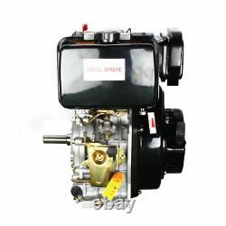 186F 10HP 406cc Diesel Engine 4Stroke Single Cylinder Forced Air Cooling 3600rpm