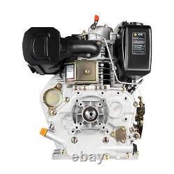 186F 4 Stroke Diesel Engine Single Cylinder 1.45 gallon Air Cooling Engine 10 HP