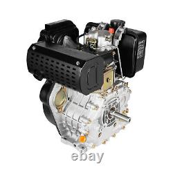 186F 4 Stroke Diesel Engine Single Cylinder 1.45 gallon Air Cooling Engine 10 HP