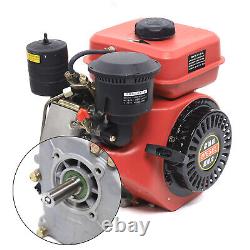 196CC 3HP Diesel Engine 4 Stroke Single Cylinder Air Cooled Manual Recoil Start
