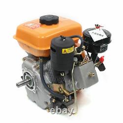 196CC 4 Stroke Diesel Engine, Single Cylinder, Air Cooling 2.2KW Flat Key Shaft