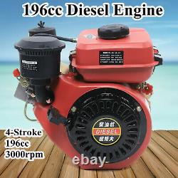 196CC Diesel Engine Single Cylinder Forced Air Cooling Vertical Engine 4 Stroke