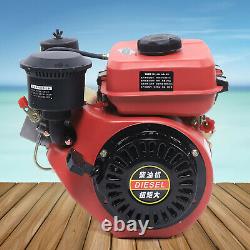 196cc 6HP Engine 4 Stroke Single Cylinder Vertical Engine Air-cooling US Stock
