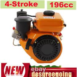 196cc Air-cooled Diesel Engine 4Stroke Single Cylinder Engine Manual Start Motor