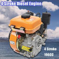 196cc Air-cooled Start Engine 4 Stroke Single-Cylinder 2053mm Shaft Length 168F