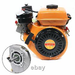 1Durable Diesel Engine 3HP 4-Stroke 196cc Air-Cooled Single Cylinder Machinery