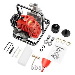 1Petrol Water Transfer Pump 43cc 2-stroke Air-cooled Single Cylinder Water Pump