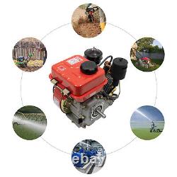 2.2KW 4-Stroke Single Cylinder Diesel Engine Air Cooled Manual Start Engine