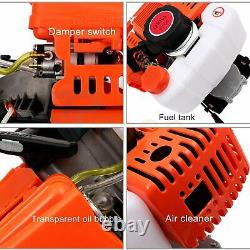 2 Stroke Post Hole Digger 52cc Gas Powered Auger Earth Drills Power Engine