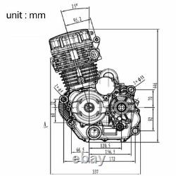 200cc 250cc 4-stroke Vertical Engine Single Cylinder with Manual Transmission ATV