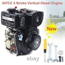 247CC 4 Stroke Fuel Engine Single Cylinder Air-cooled Motor Hand Start 3.6kw NEW