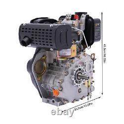 247CC 4-Stroke Single Cylinder Diesel Engine For Small Agricultural Machinery US