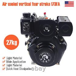 247CC 4-Stroke Single Cylinder Diesel Engine For Small Agricultural Machinery US