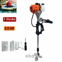 2Stroke 2.5HP Outboard Motor Boat Motor 52CC Boat Engine With Air Cooling System