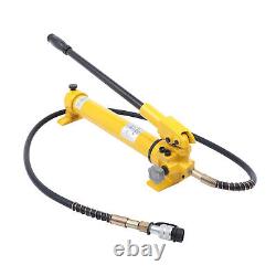 30 Ton Hollow Ram Hydraulic Cylinder Jack 50mm Stroke Single Acting+Hand Pump