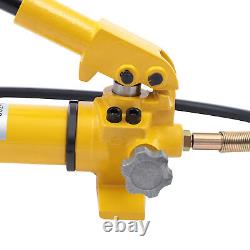 30 Ton Hollow Ram Hydraulic Cylinder Jack 50mm Stroke Single Acting+Hand Pump