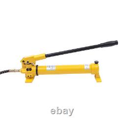 30 Ton Hollow Ram Hydraulic Cylinder Jack 50mm Stroke Single Acting+Hand Pump