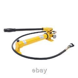 30 Ton Hollow Ram Hydraulic Cylinder Jack 50mm Stroke Single Acting+Hand Pump